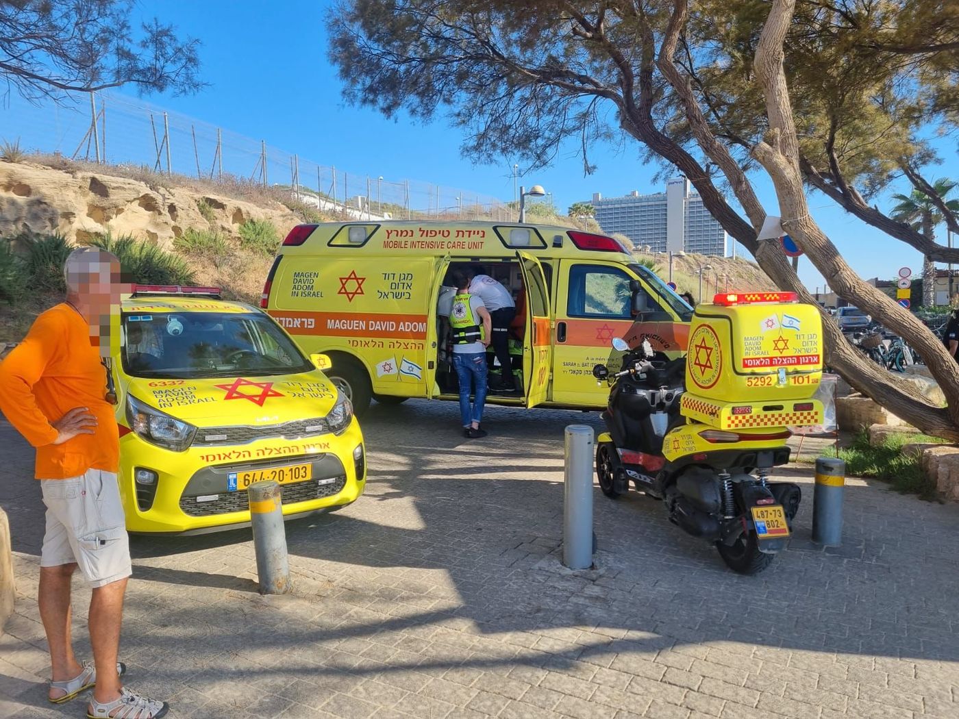 מכת הטביעות: בן 30 במצב קשה לאחר שטבע בחוף מציצים