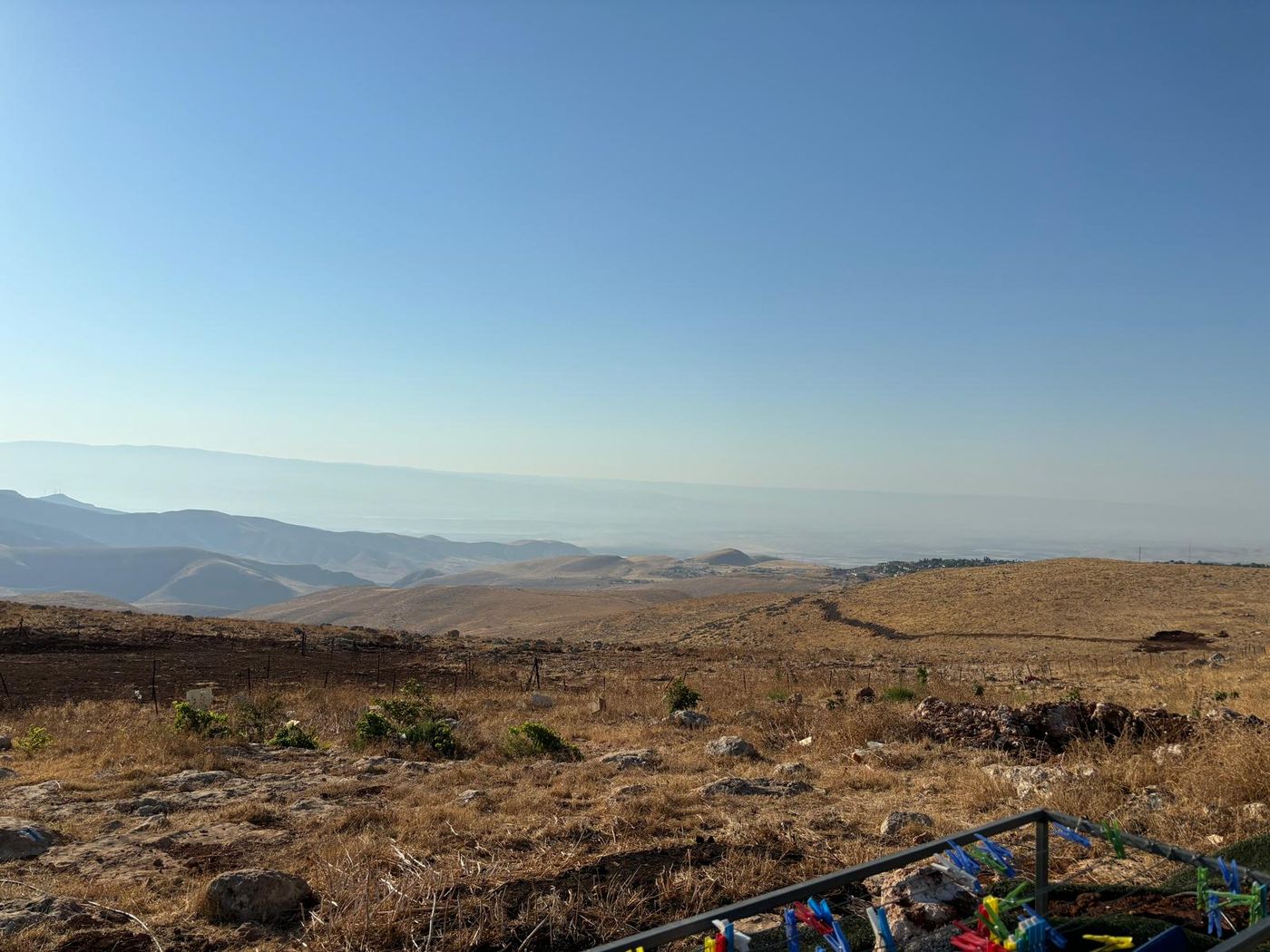 הנוף הנשקף מהחווה לכיוון הבקעה