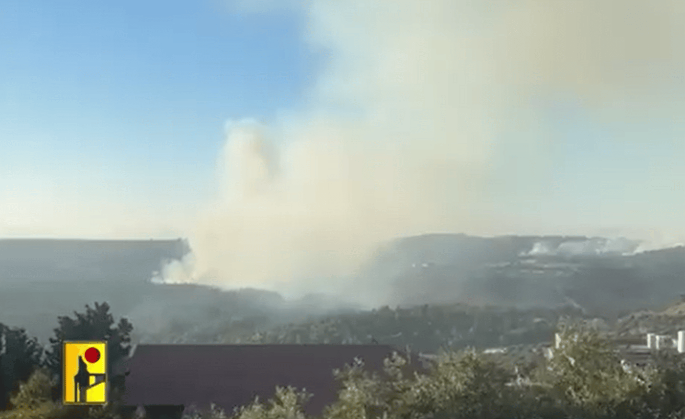 מטח בלתי פוסק: חיזבאללה פרסם סרטון של השיגורים לעין זיתים