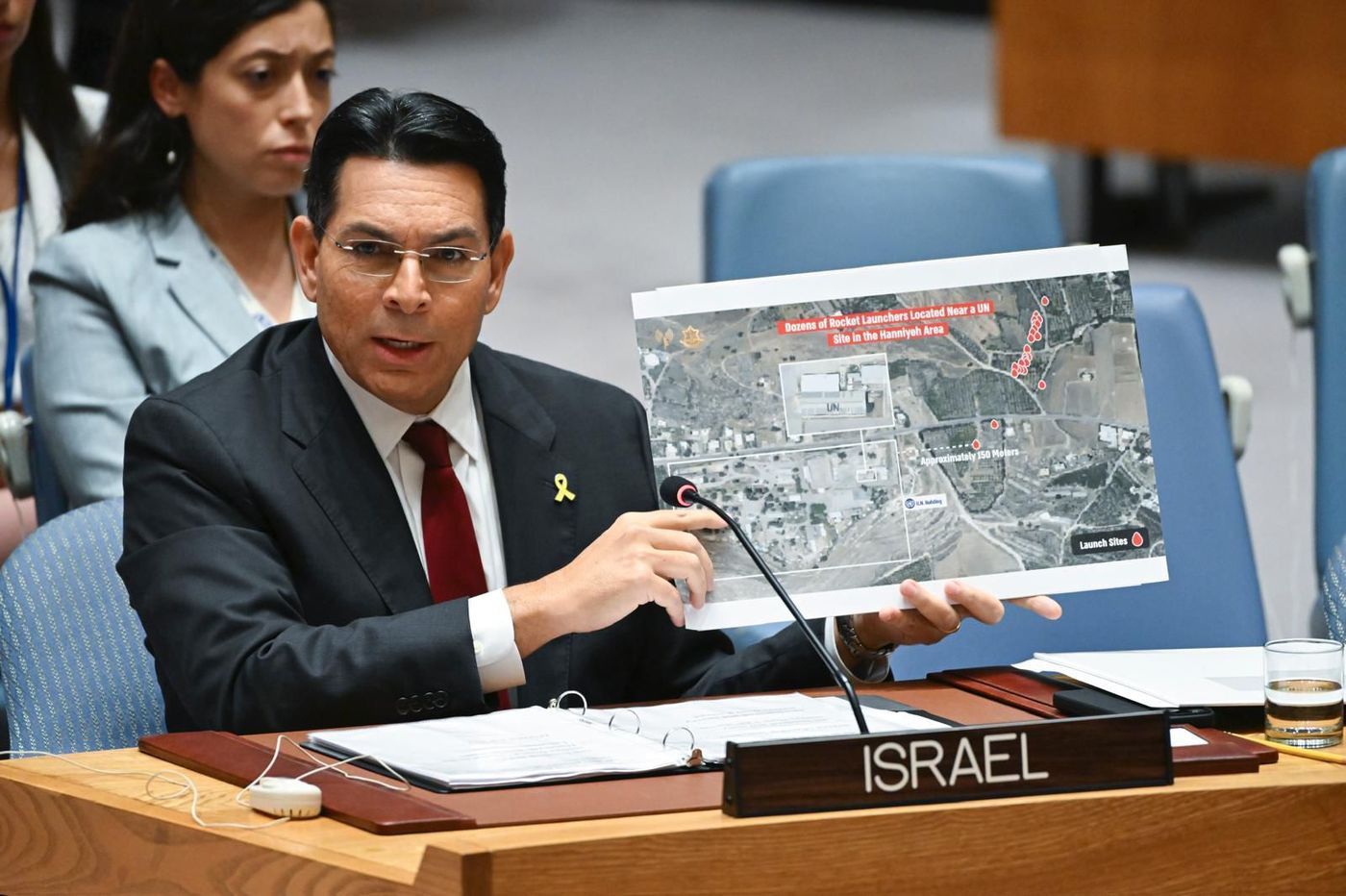 דנון חשף באו"ם: חיזבאללה משתמש ביוניפי"ל כמגן אנושי