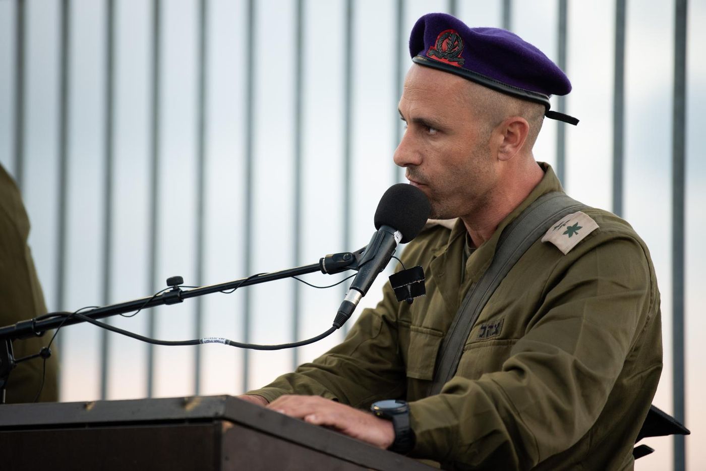 (המפקד הנכנס, אלוף משנה עומרי רוזנקרנץ,
