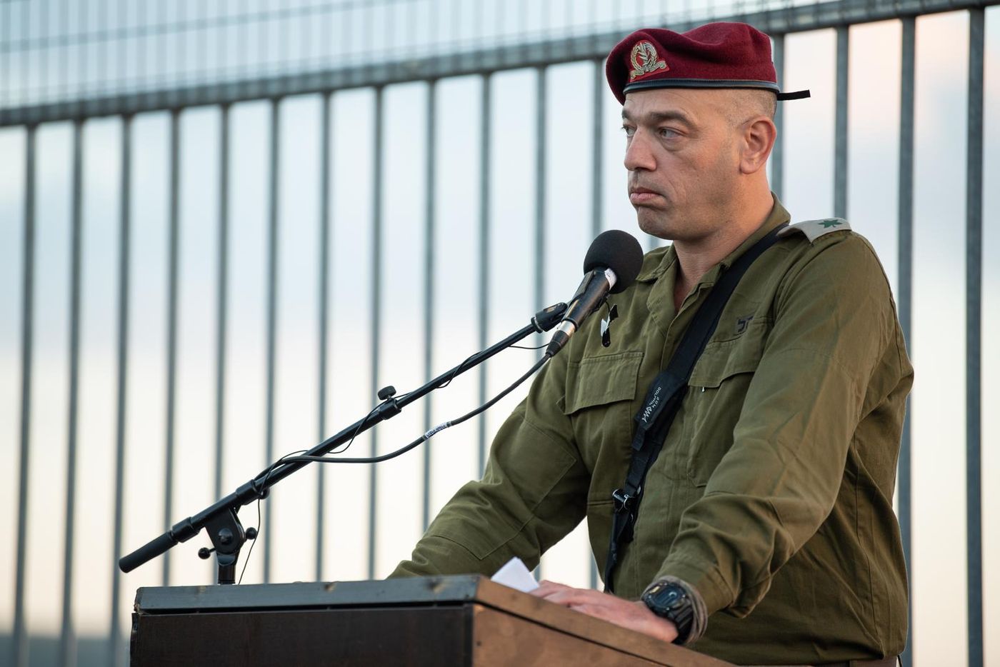 (המפקד היוצא: אלוף משנה אורי דאובה,