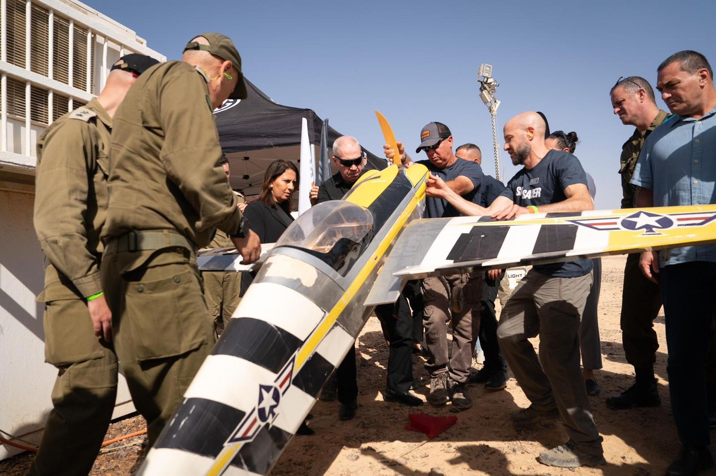 צפו: ניסויים בטכנולוגיות חדשות ליירוט כטב"מים