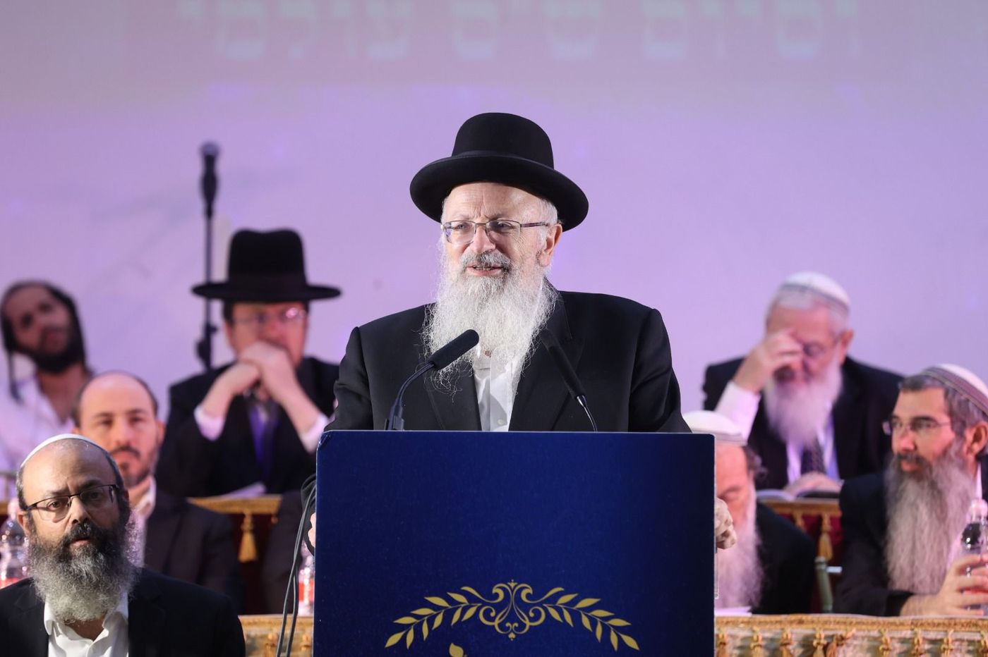 גלריית ענק: הקבלת פני הרבנים הסרוגים בירושלים