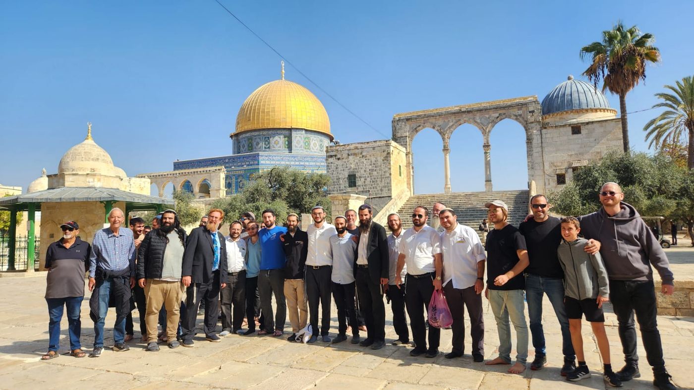 עשור לניסיון ההתנקשות: יהודה גליק חגג בהר הבית