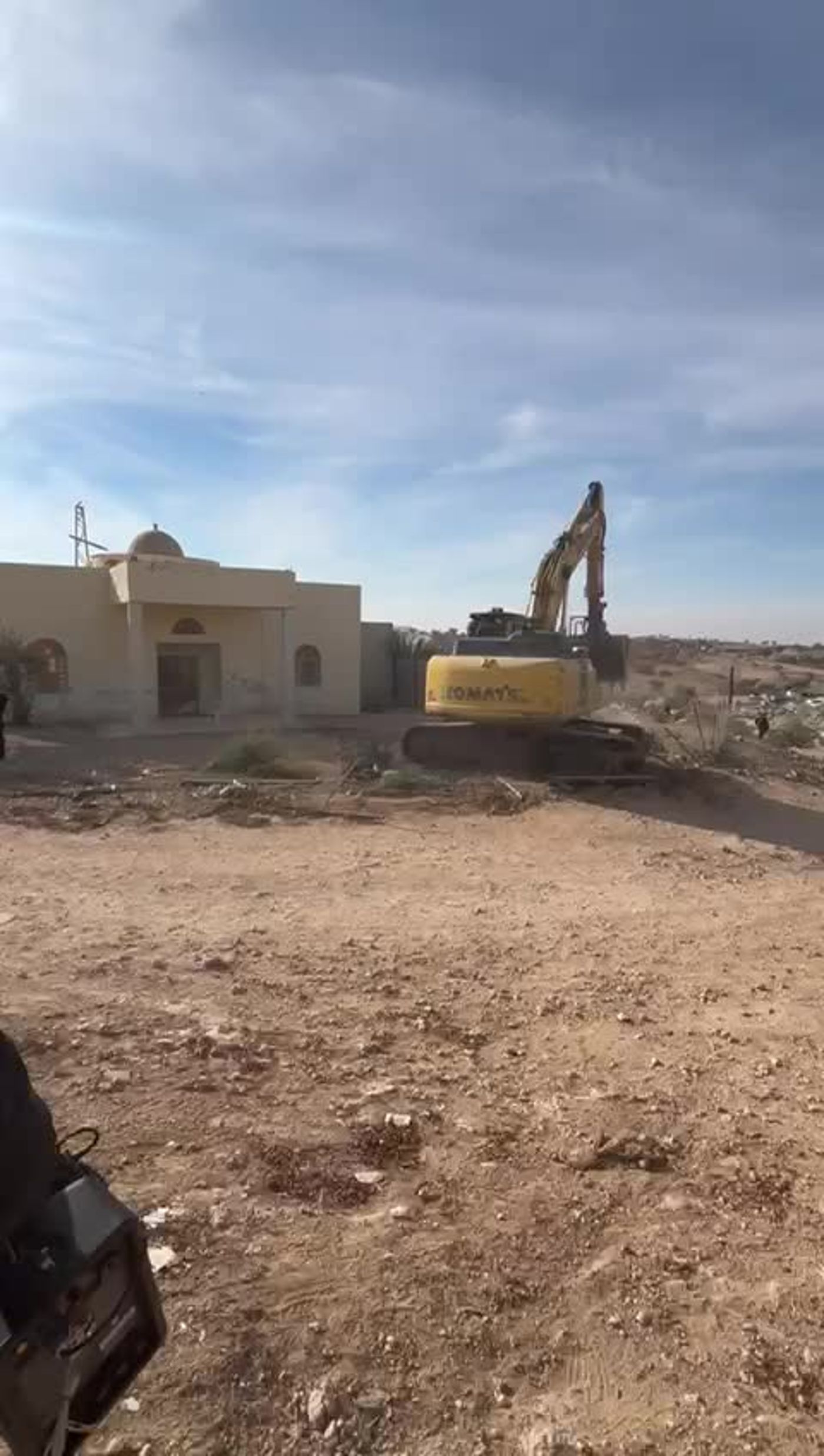 כך זה נראה הבוקר בשטח (קרדיט: דוברות השר בן גביר)