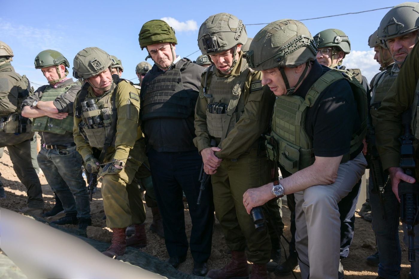 נתניהו במסדרון נצרים: "החמאס לא יהיה יותר בעזה". צפו בתיעוד