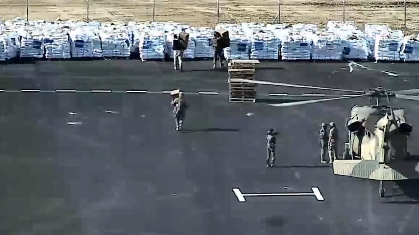 לראשונה: סיוע הועבר לעזה באמצעות חיל האוויר של ירדן. צפו