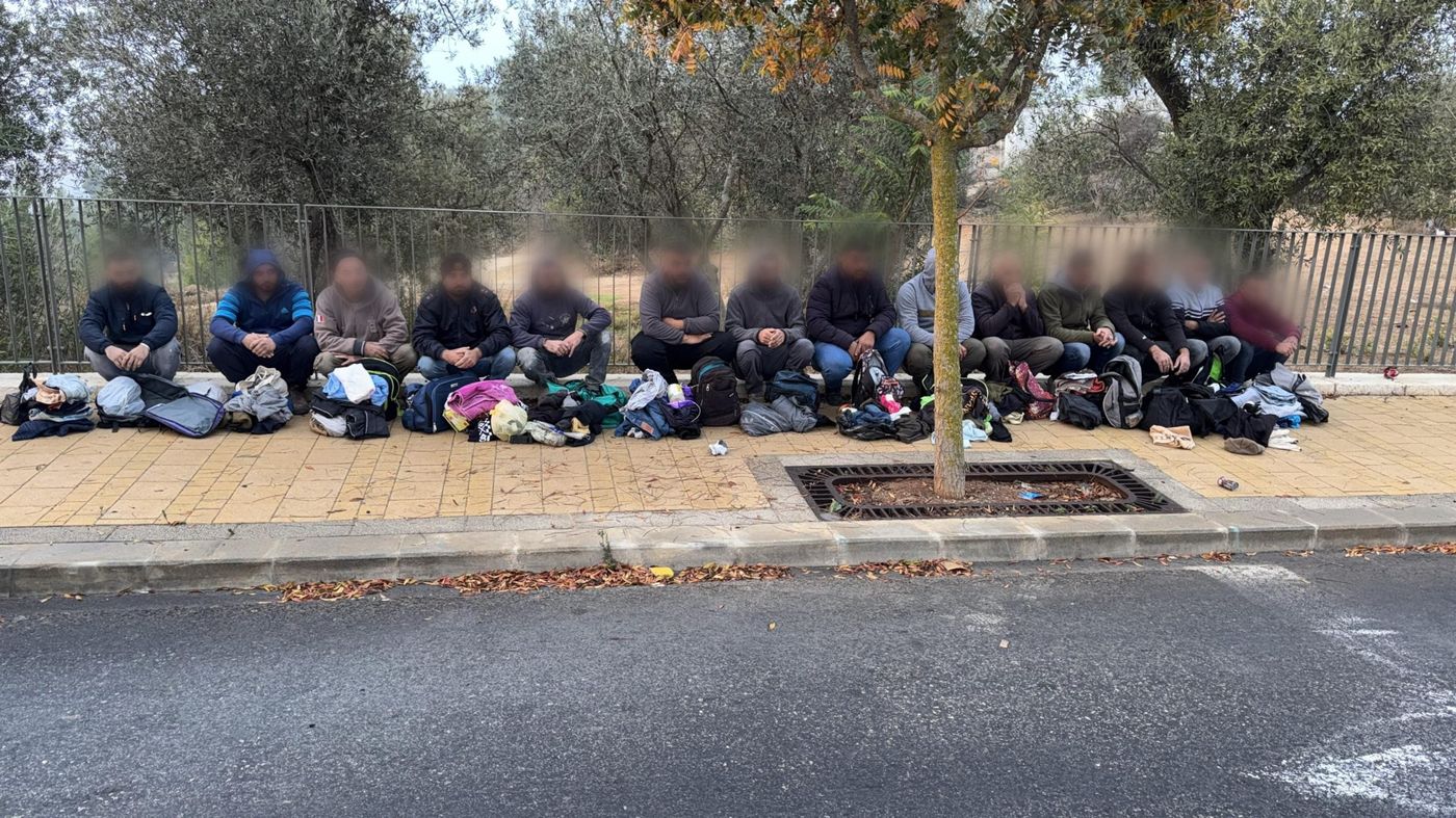 אירוע חריג: לוחמי מג"ב עצרו 20 שב"חים בדרך לירושלים