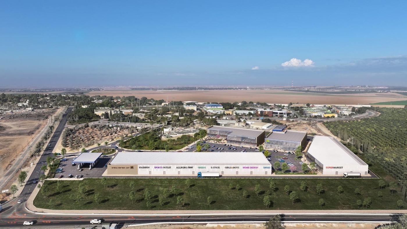 הדמייה של המתחם החדש שיוקם (באדיבות מועצה אזורית אשכול)