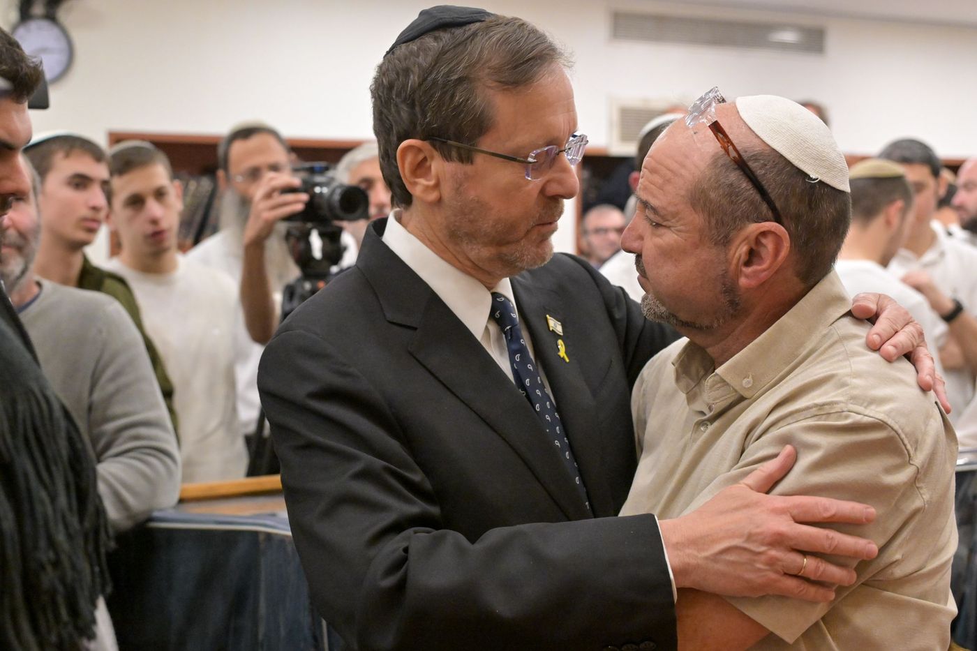 הרצוג במעלה אליהו: בית מדרש שאחדות ישראל עומדת לנגד עיניו