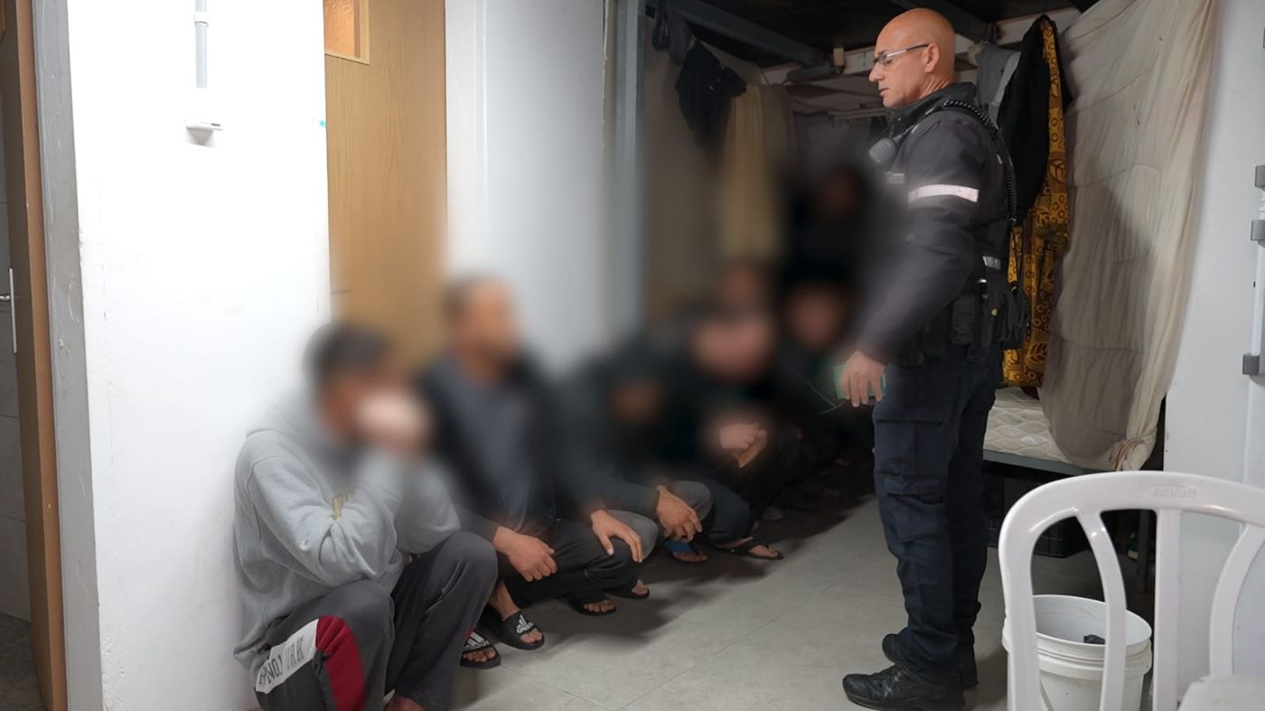 בסיוע יחידת הכלבנים: 25 שב"חים נעצרו ברמלה | צפו בתיעוד