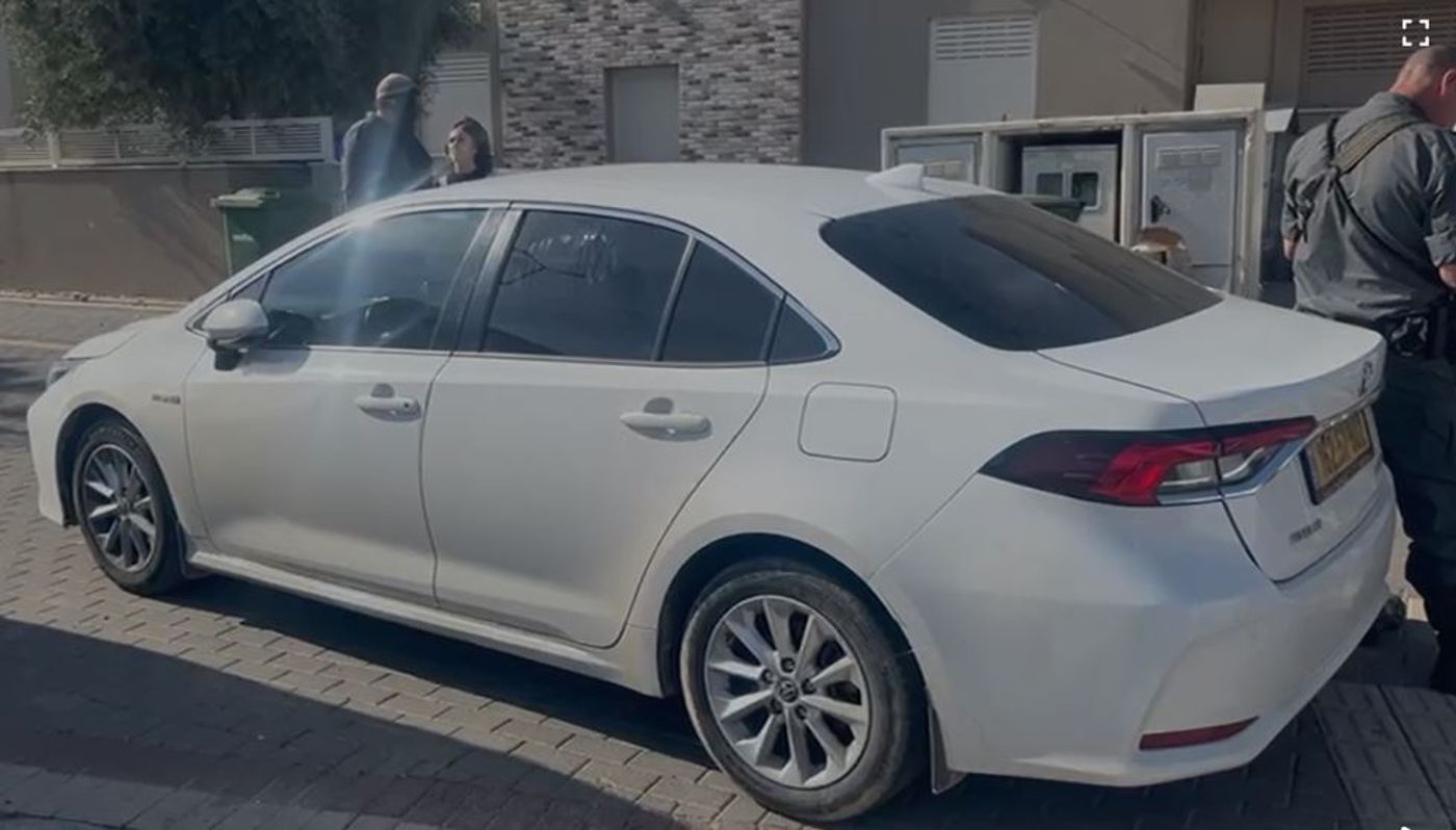 הרכב שמור בידי שוטרים