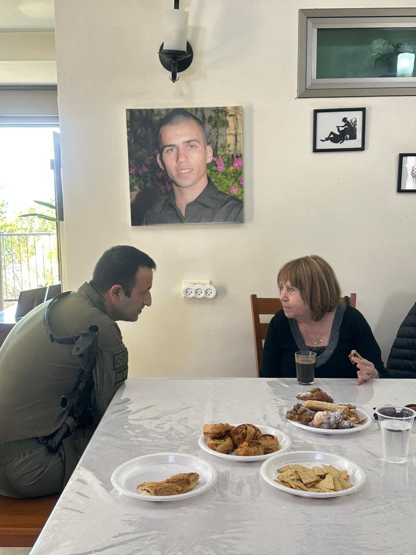 המג"ד מצוק איתן ביקר את זהבה שאול: אורון שלכם, אורון שלנו שב