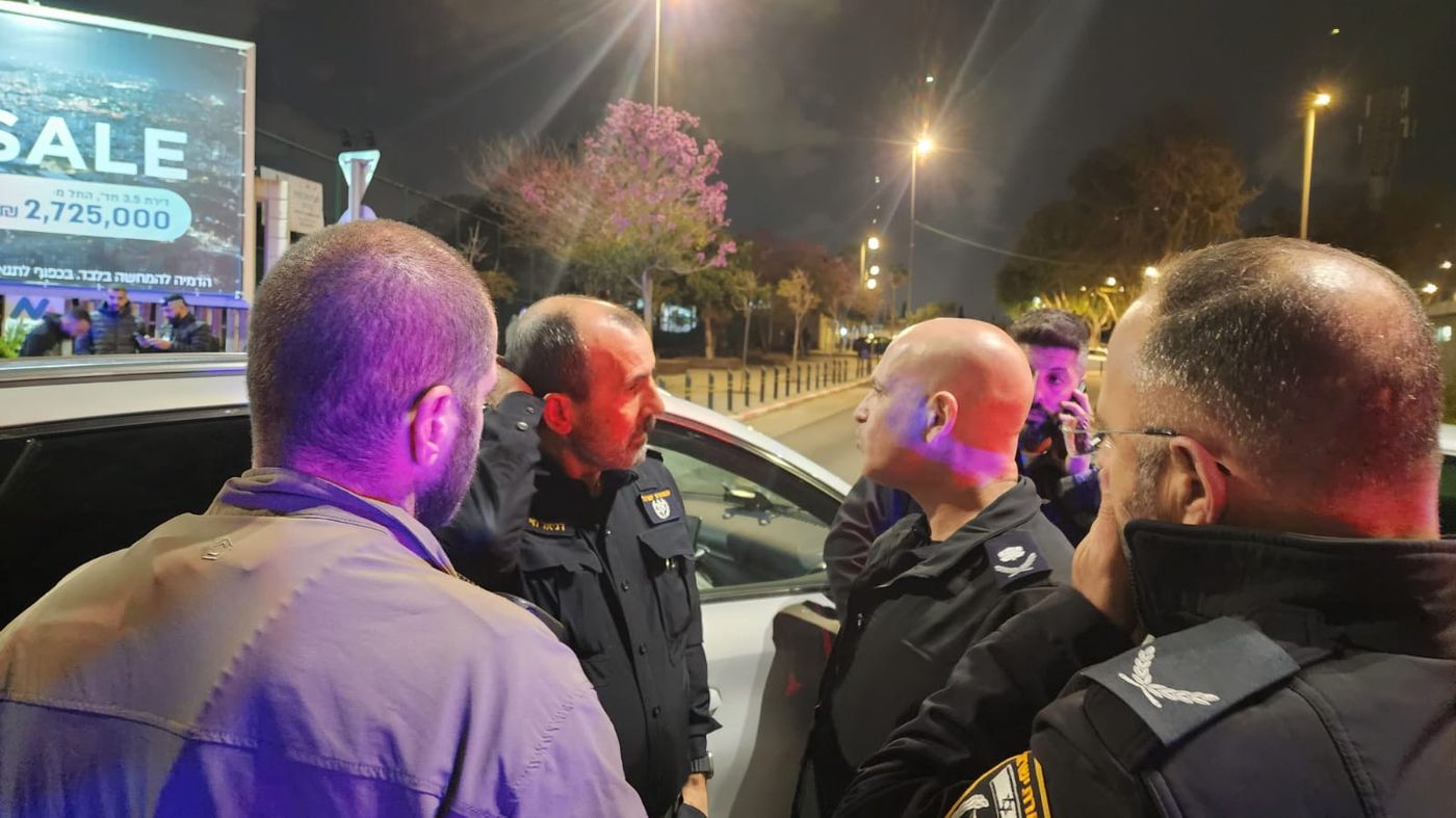 זירת הפיצוץ בבת ים (דוברות המשטרה)