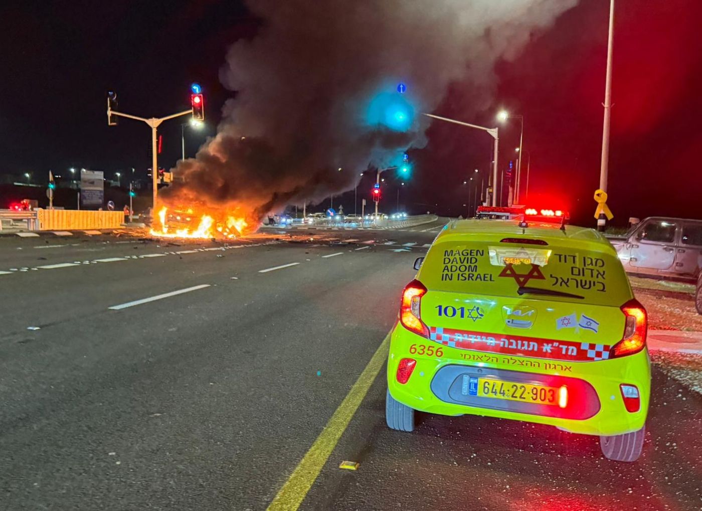 תקרית בדרום: אדם נהרג בפיצוץ רכב סמוך לשדרות