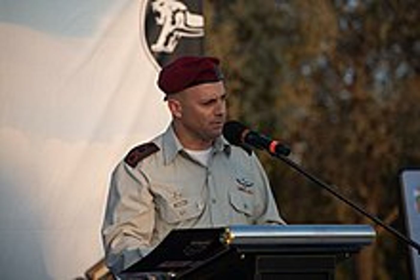 מח"ט בנימין לירון ביטון (דובר צה"ל)