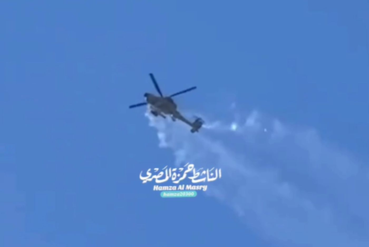 תיעוד חריג: תקיפה אינטנסיבית של מסוק קרב בעזה
