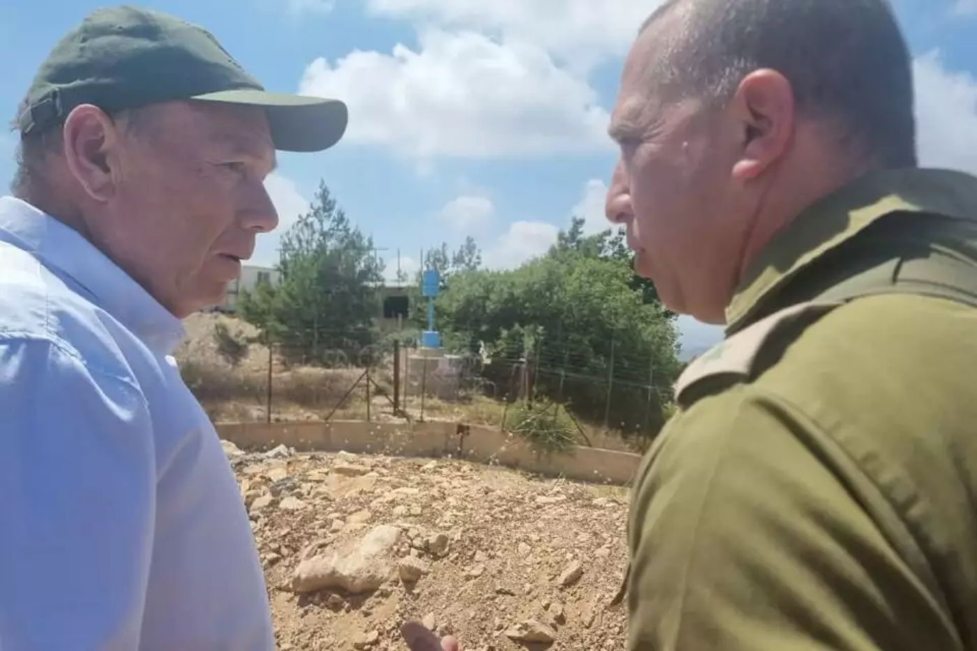 מבקר המדינה מתניהו אנגלמן בביקור בגבול הצפון (דוברות המבקר)