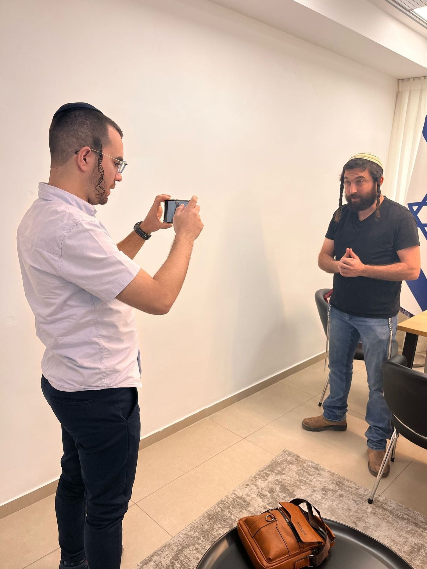 יוסי ריינר וצבי סוכות (קרדיט: דוברות הח"כ)