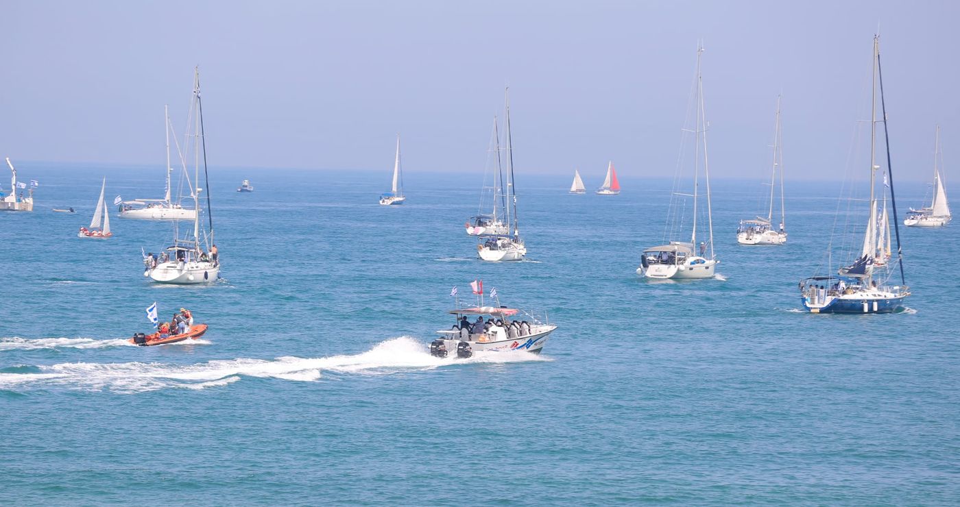 משט הלאומי ביום העצמאות (צילום יוסי לזרוף)