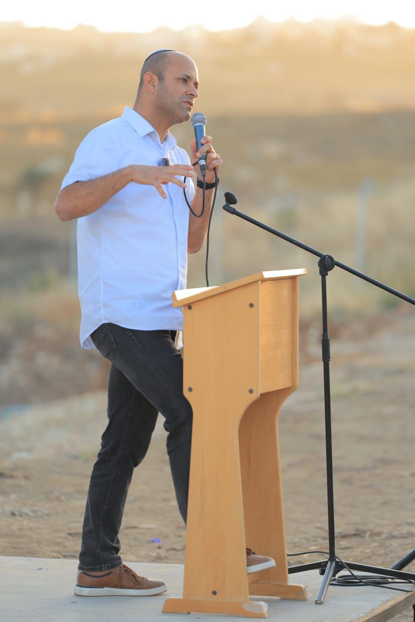 ראש מועצת הר חברון אלירם אזולאי (קרדיט: הודיה נתן)