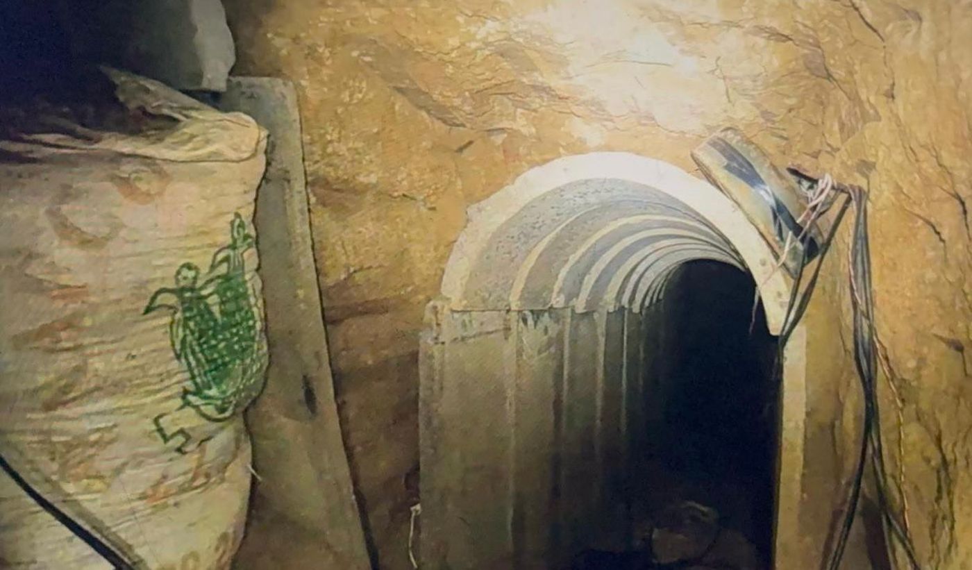 צפו: צה"ל השמיד מנהרת ענק באזור ציר מורג