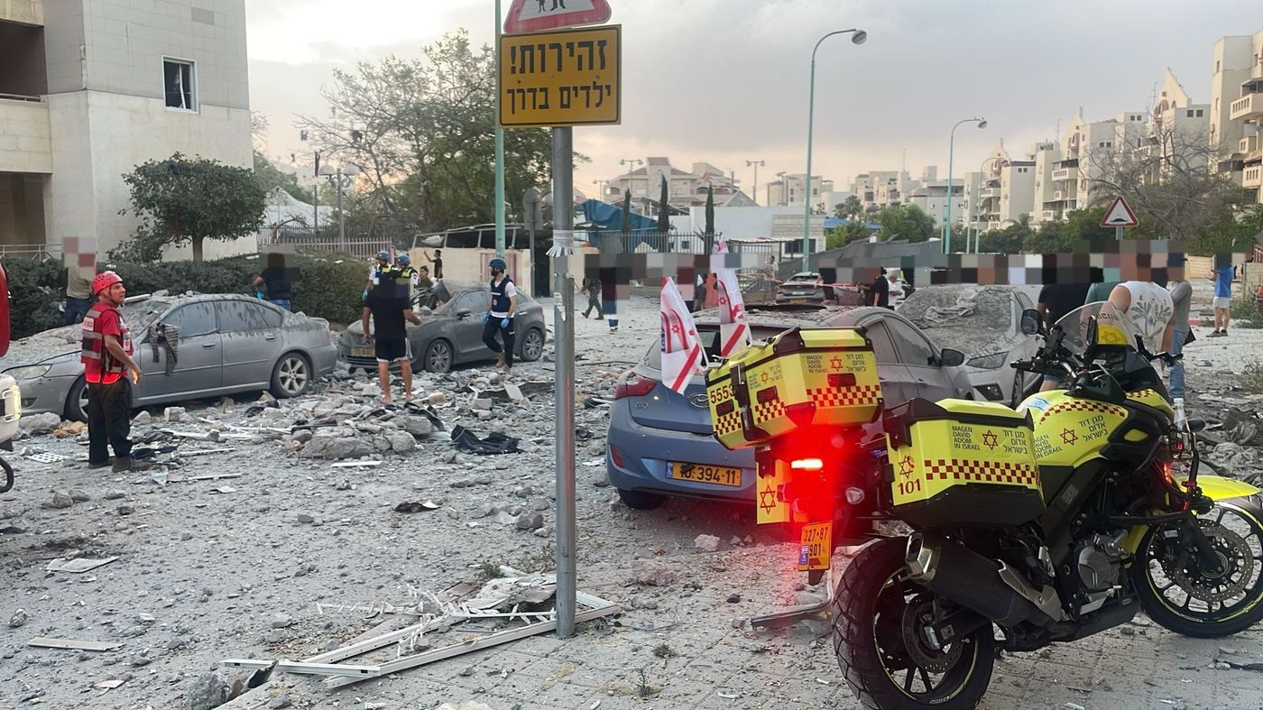 תיעוד מהזירה (דוברות מד"א)