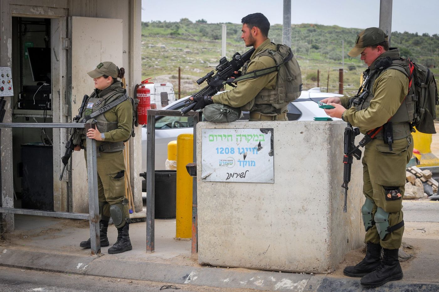 נעצר חשוד בדריסת חייל במחסום רנטיס | תיעוד הפעילות