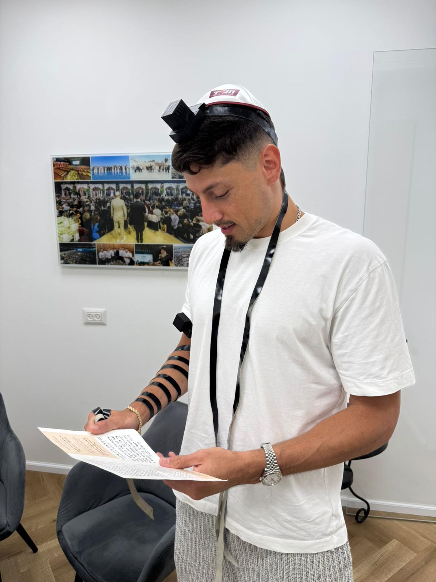 קים אור אזולאי ויפתח זיו אצל הרב ביסטריצקי.