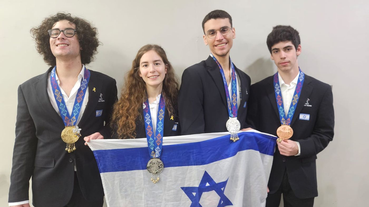 הצלחה גדולה לנבחרות ישראל באולימפיאדות למדעים