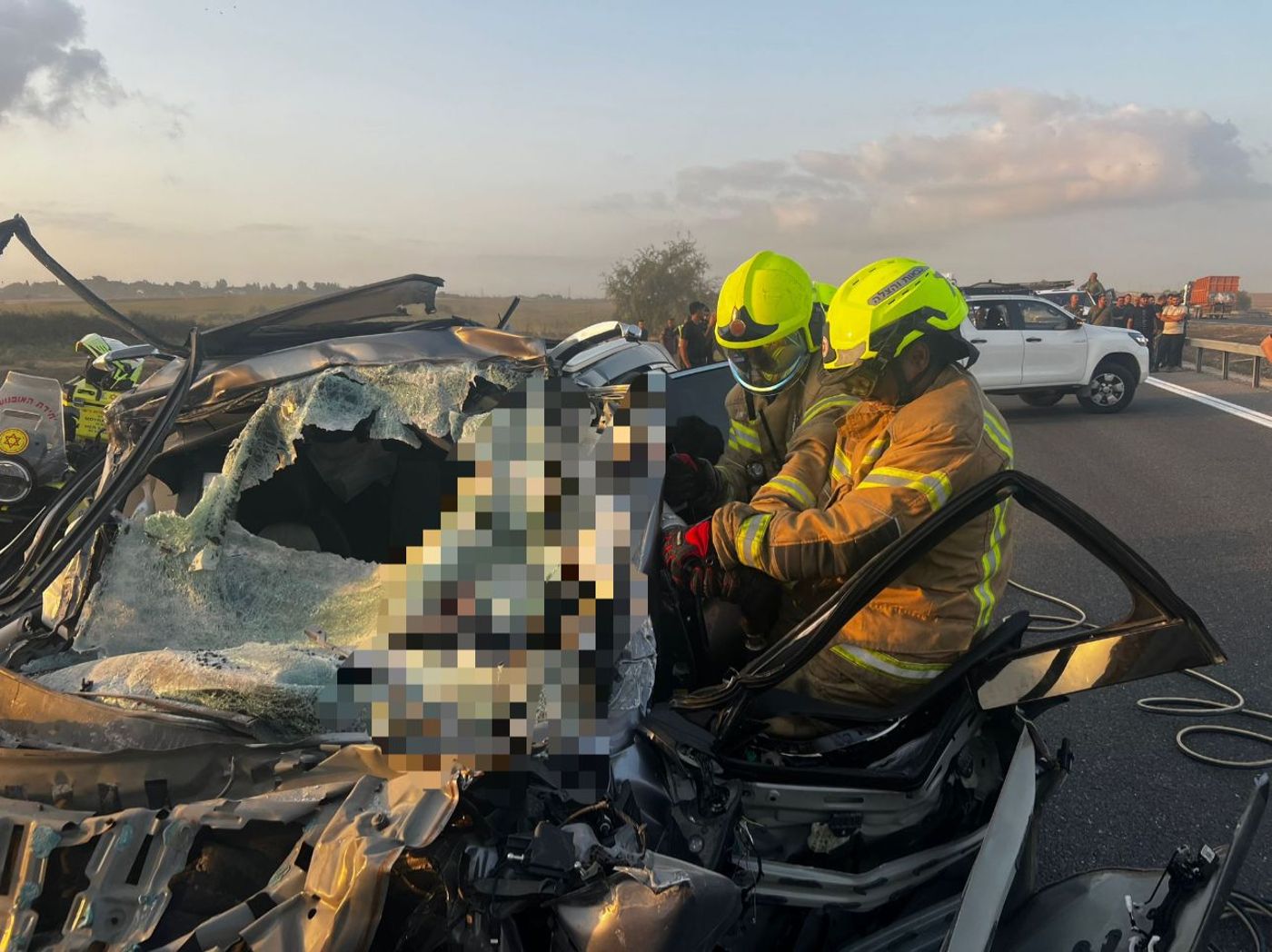 אסון בכביש 6: גבר בן 30 נהרג מפגיעת משאית