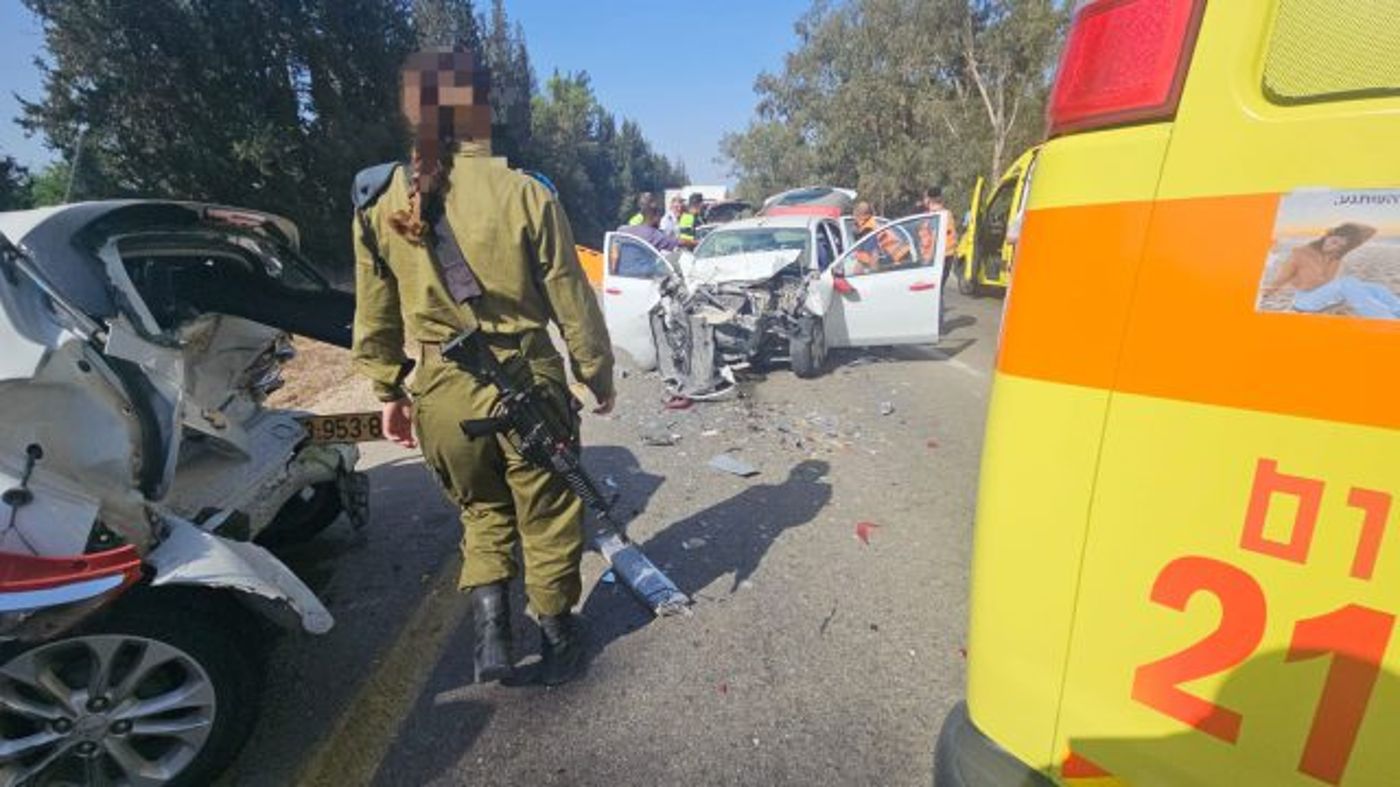 זירת התאונה