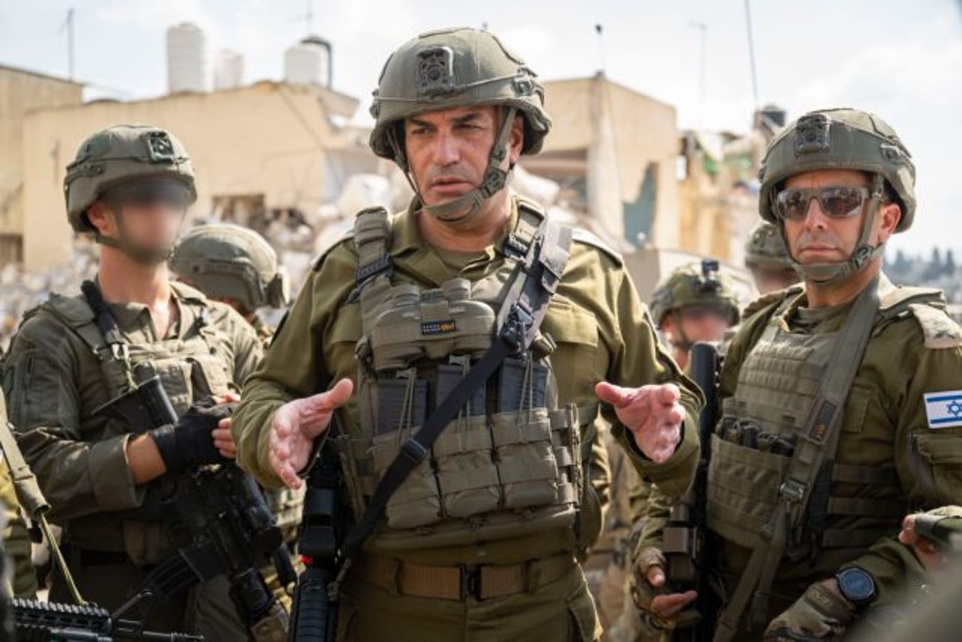 הרמטכ"ל בשומרון הבוקר.