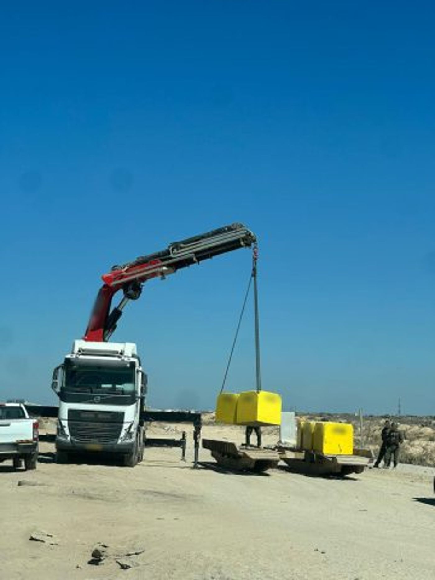 תיעוד ראשון: כך נראה הקו הצהוב בעזה