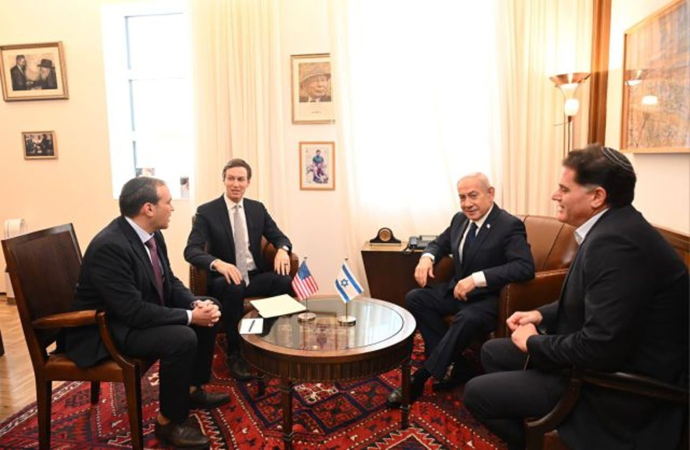 נתניהו בפגישה עם קושנר