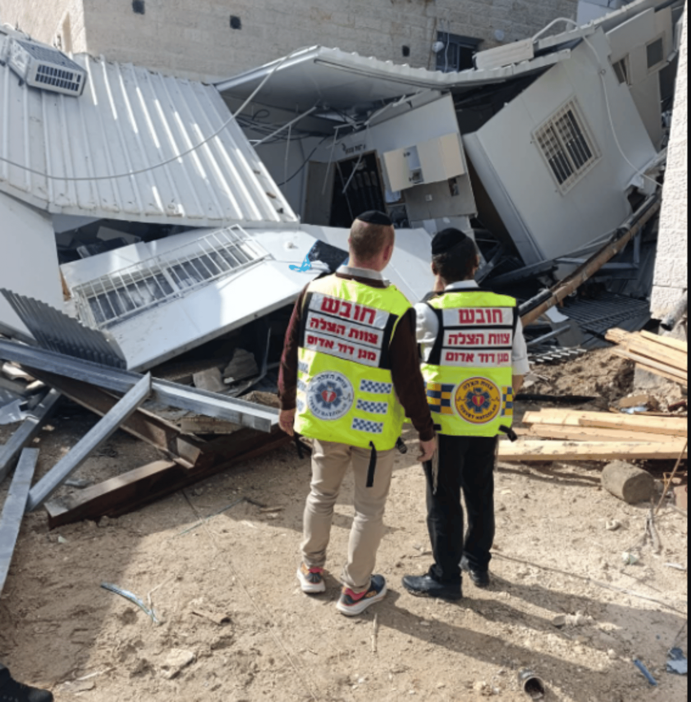 קריסת הגן בבית שמש: ארבע ילדות פונו לביה"ח
