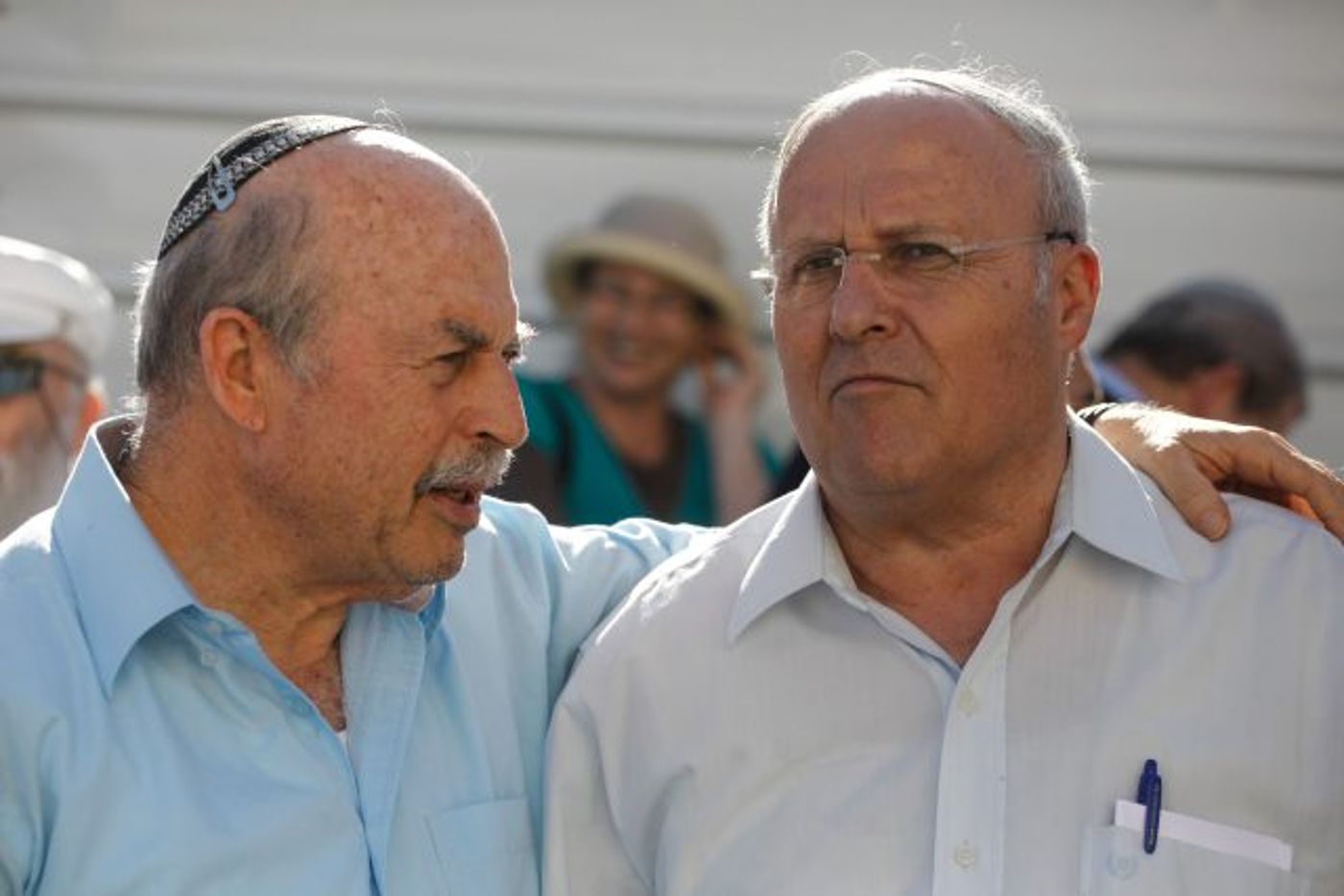 חברות של עשרות שנים. עם ניסן סלומינסקי (פלאש90)