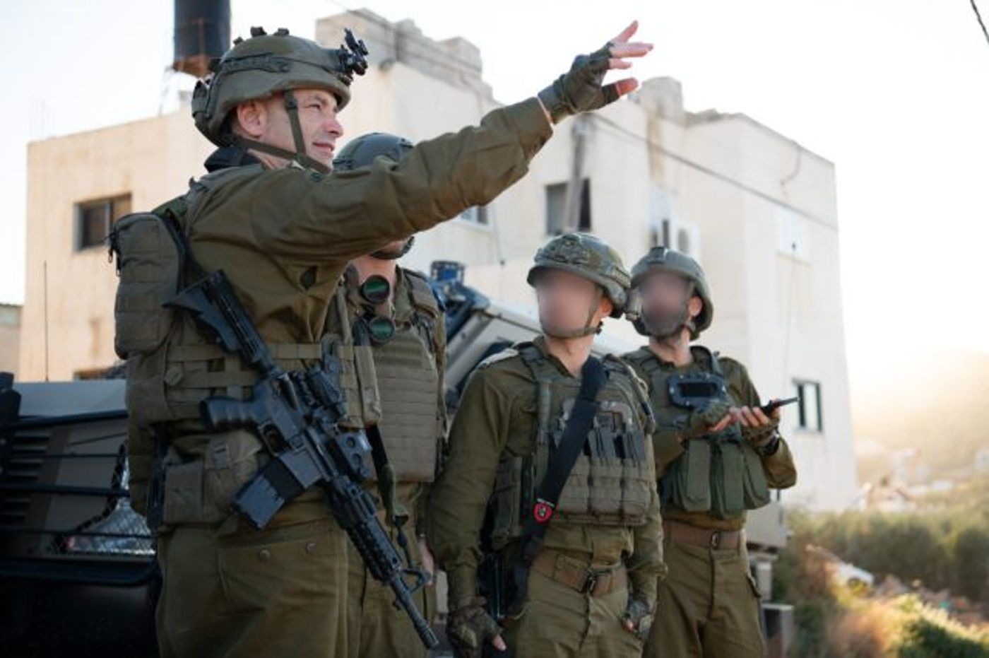 (תת אלוף קובי הלר, מפקד אוגדה יהודה ושומרון בשטח.