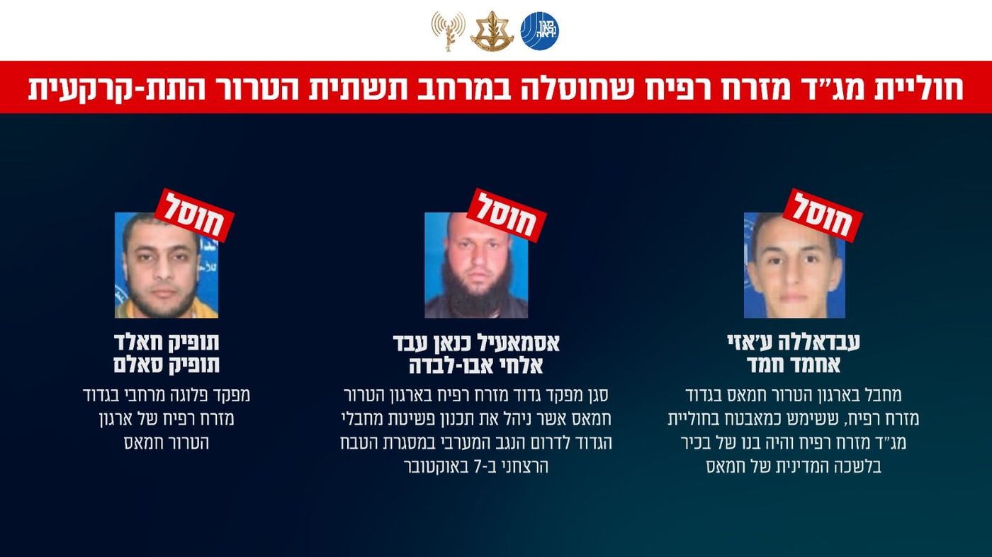 דובר צה"ל מאשר: כוחותינו חיסלו את מג"ד רפיח וסגנו | צפו