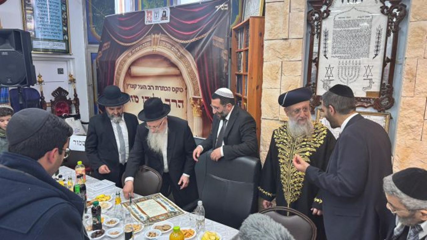 בטקס מרגש: הוכתר רב חדש לקצרין