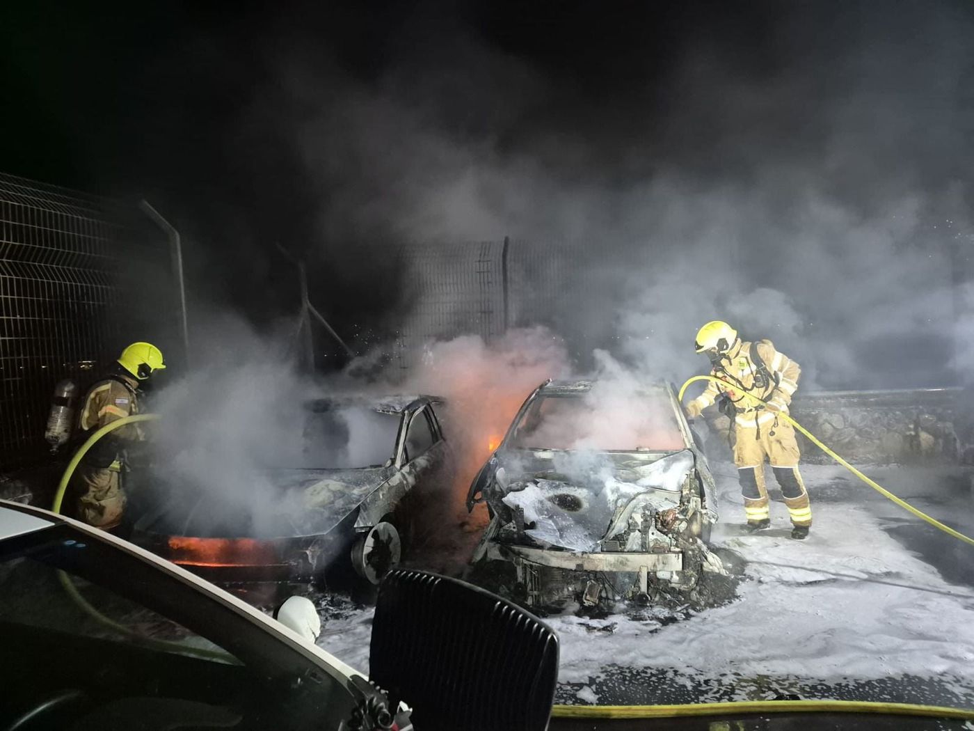 החקירה קבעה: שריפת הרכבים בלהבים – בעקבות הצתה מכוונת