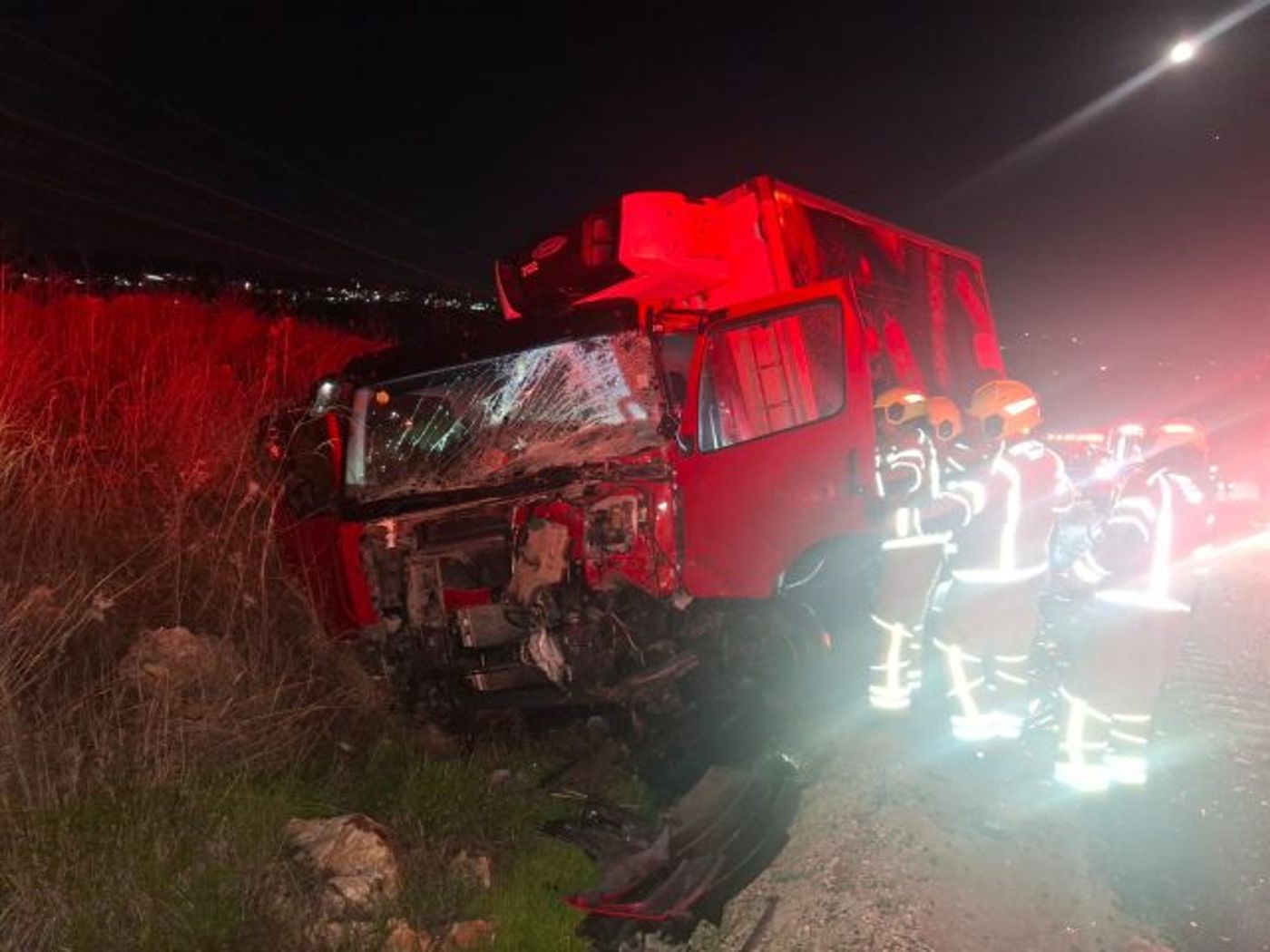 הרוג בתאונת דרכים קטלנית בין משאית לרכב פרטי בכביש 505