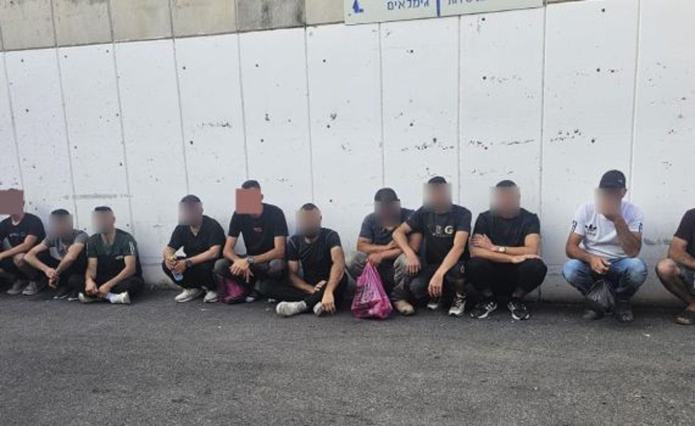 שב"חים שנתפסו ליד גן ילדים בטבריה |