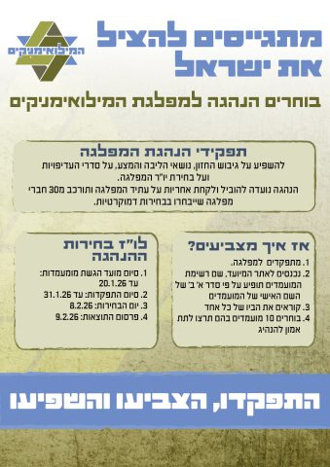 כך תגישו מועמדות.