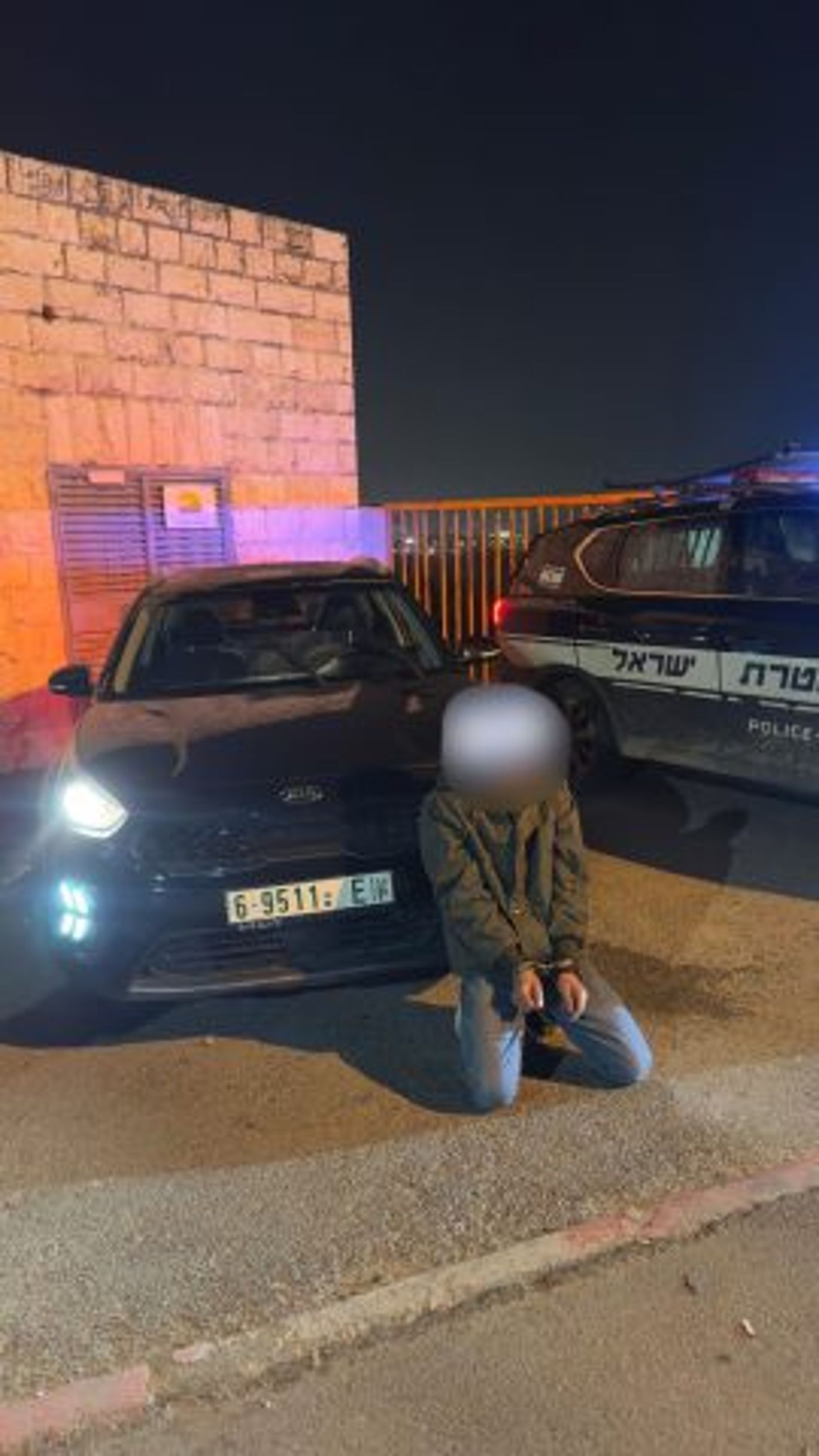 כשהוא לובש מדי צה"ל: פלסטיני נעצר לאחר שנהג ברכב גנוב