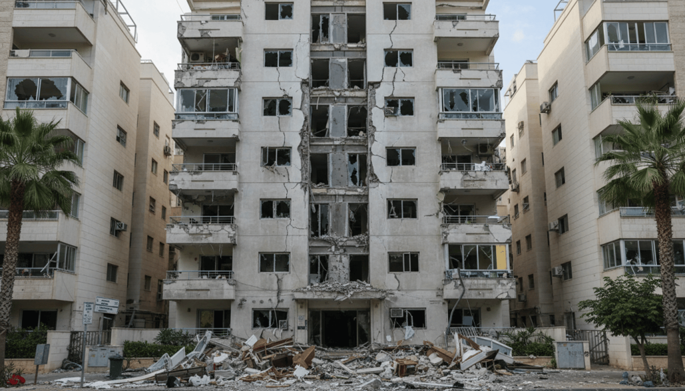 ביתו של השחקן הישראלי נפגע מטיל איראני