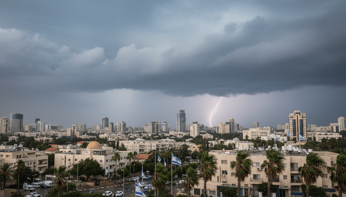 השירות המטאורולוגי: עדכון חשוב לשעות הקרובות