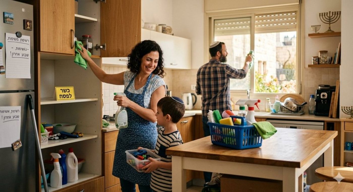 טיפים לניקיון לקראת פסח