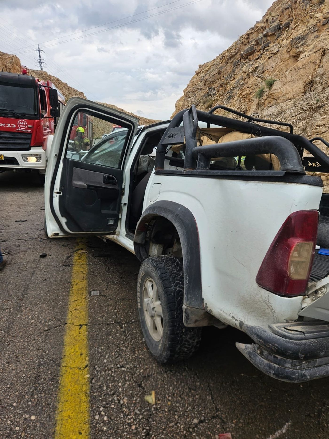 זירת התאונה